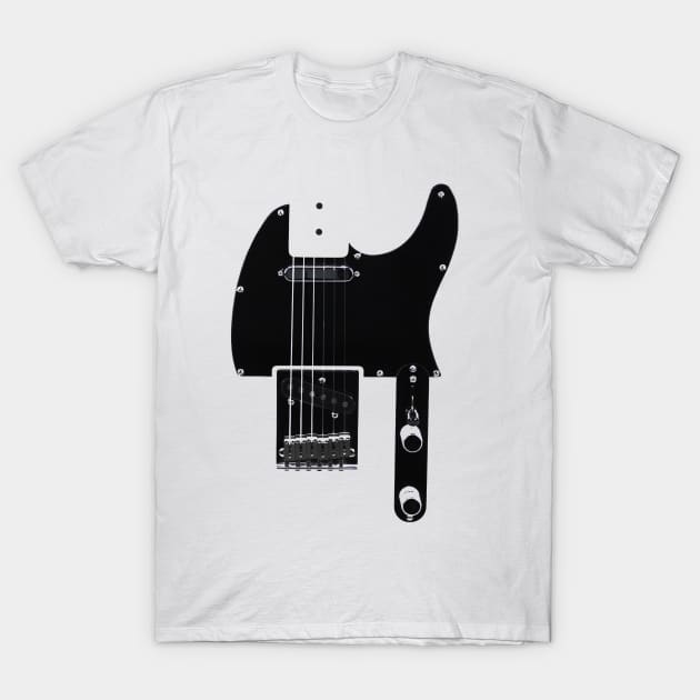 Telecaster Body T-Shirt by Teal_Wolf